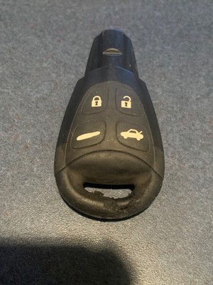 OEM SAAB 4 button key fob remote keyless entry transmitter