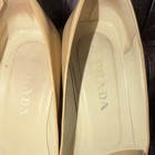 PRADA Women’s Beige Leather Square Toe Slip-On Loafer Flats EU 38 US 8 M — photo 2