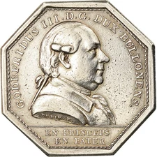 [#1934] France, Token, Ardennes, Duché de Bouillon, Godefroy III, Cour Souverain