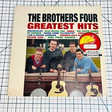 The Brothers Four Greatest Hits LP Record 1968 CBS Folk Rock Vintage NEW Sealed