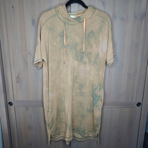 Small Olive Green Bleach Tie Dye Knit 