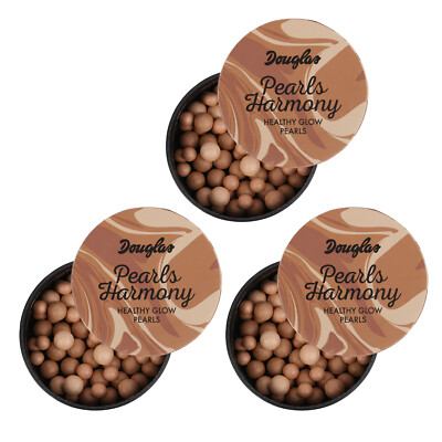 3x Douglas Bronzer Make-up Prearls Harm Teint Healty Glow 20 g SET MU0258
