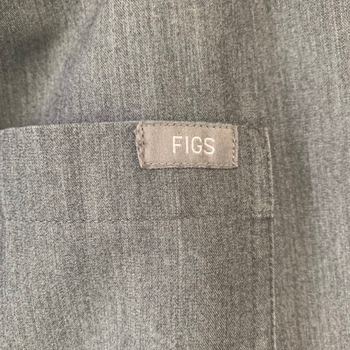 Men's Figs Technical Collection Gray Scrub Pants Button Drawstring Medical Sz XL - Picture 7 of 7