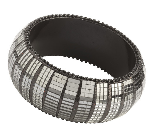 Sparkling Mirrored Resin Bangle Handmade Fair Trade Jewellery from India-image