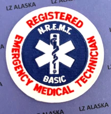 BASIC EMT NATIONAL REGISTRY N.R.E.M.T. WHITE PATCH (EMS2)