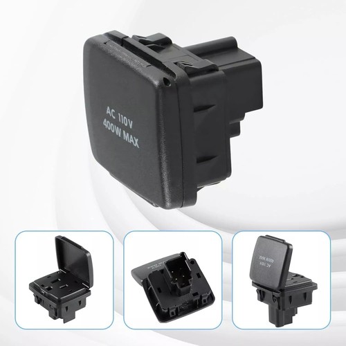 Consola central toma de corriente trasera 110V 400W para Ford F150 2015 2016-2017 nueva - Imagen 7 de 9