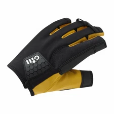 Gill Pro Short Finger with 3/4 Length Sailing Gloves for Water Sports, Sizes
