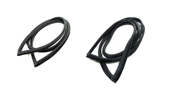  Sello de parabrisas negro y pequeño sello de cristal trasero para camioneta Chevy 67/68 Foto 2 de 3