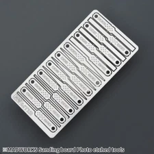 MADWORKS Etched Model Tool Multi-shape Corner Sand Polish File Board Plate MT19
