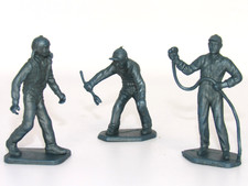 Marx Training Center Playset Blue Air Force Figures 35mm Vintage 1950s