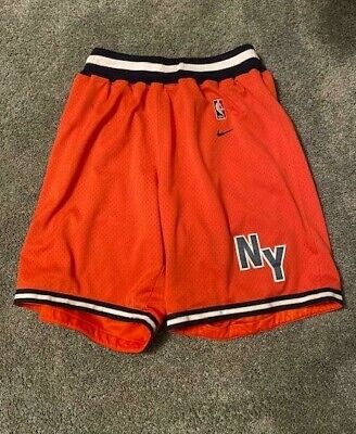 Vintage Team Nike NY Knicks Shorts (M) Orange Mesh | eBay