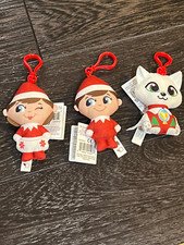 The Elf on the Shelf Mini Clip Plushee Pals, Lot Of 3 Mini Pals New Boy Girl Fox