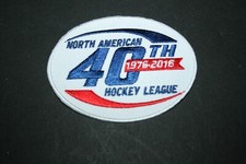 North American Hockey League 40th anniversary 1976-2016 hockey patch