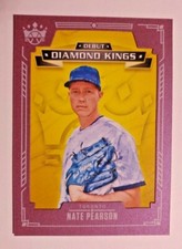 2021 DIAMOND KINGS DEBUT PLUM FRAMED PARALLEL RC NATE PEARSON