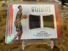* Star John Collins 2017-18 National Treasures RDM-8 2-CLR Dual Patch RC /99 *