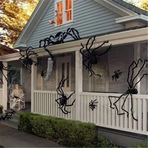 11,8" -78,7" LED gefälschte Spinne Halloween Dekor Spukhaus Requisite riesige Party Zum Selbermachen - Bild 22 von 26