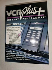Vintage VCR Plus  Instant Programmer Remote Control Gemstar - New