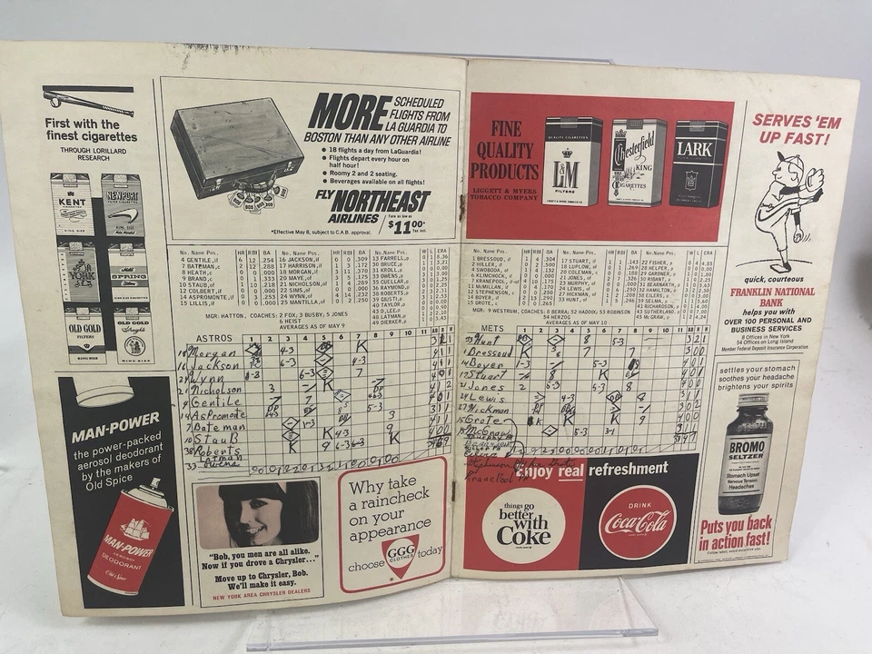 13- Vintage New YORK METS Game Programs Collection & 1986 NL Champ Ticket Stub - Image 2 of 4