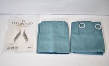 Reepow Teal Blackout Curtain Drapes 52" x 84" 2 Panel Set Thermal Insulated