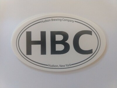Hudson Brewing Company sticker (New York beer; brewery)