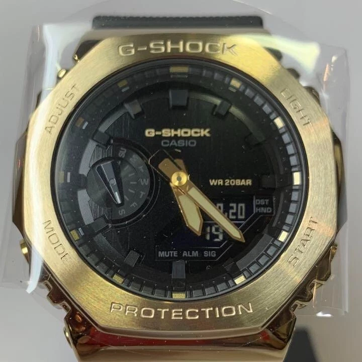 CASIO G-SHOCK GM-2100G-1A9JF Gold Metal Digital Men`s Watch Case