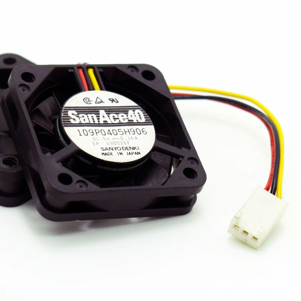 1pc SanAce40 SANYO DENKI 109P0405H906 40x40x10mm 4010 5V 0.16A DC Cooling fan - Image 4 of 4