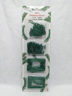 Good Old Values 300Ct Ornament Hooks (100) 2.5'' (200) 1.25''