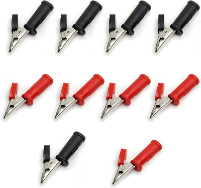 8Pcs Insulated Alligator Clips 30A Battery Cable Clips Crocodile Electric Test C