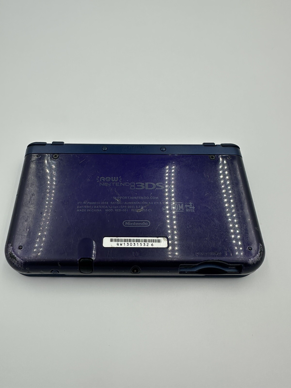 Nintendo 3DS XL Galaxy Edition System Tested, Working, Damaged