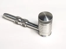 LARGE METAL TOBACCO SMOKING PIPE  MADE IN USA !! LARGE BOWL. USA