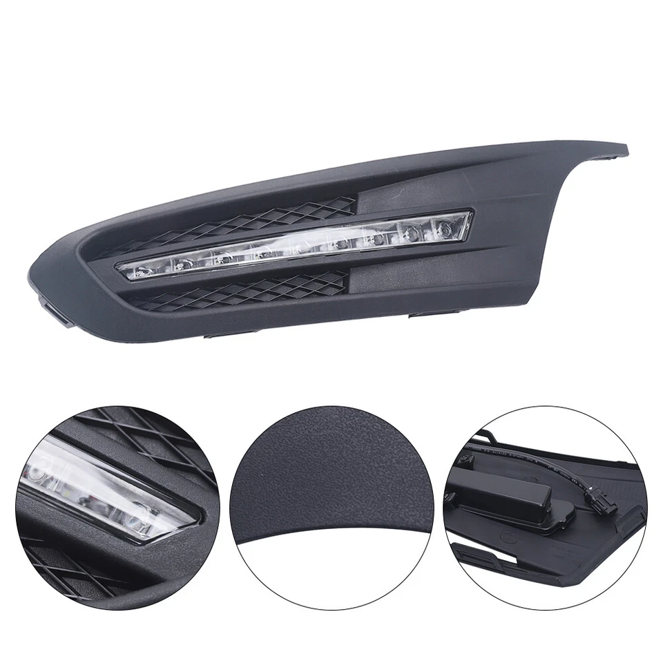 Luces antiniebla para parachoques Volkswagen Jetta 2011-2014 luces transparentes kit cableado interruptor Foto 3 de 4