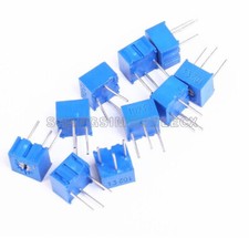 10Pcs 3362P-102 3362P 1K Ohm High Precision Variable Resistor Potentiometer-