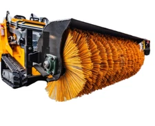 Sales: Mini Skid Steer Hydraulic Angle Broom Sweeper Attachment Free shipping