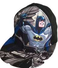 DC Comics Hat Batman Baseball Cap Fitted One Size Super Hero Youth Sublimation