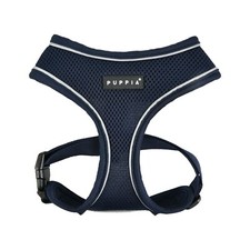 Puppia Dog Harness, Pro Navy Blue, No Pull, Reflective, Mesh, Small 12-18" Chest