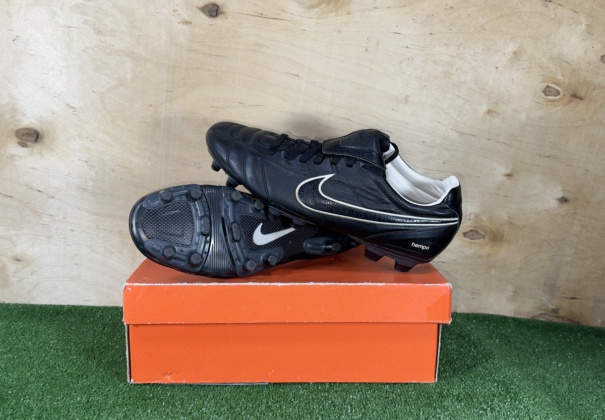 Nike Tiempo Mystic II FG R10 317609-001 Black boots Cleats mens  Football/Soccers