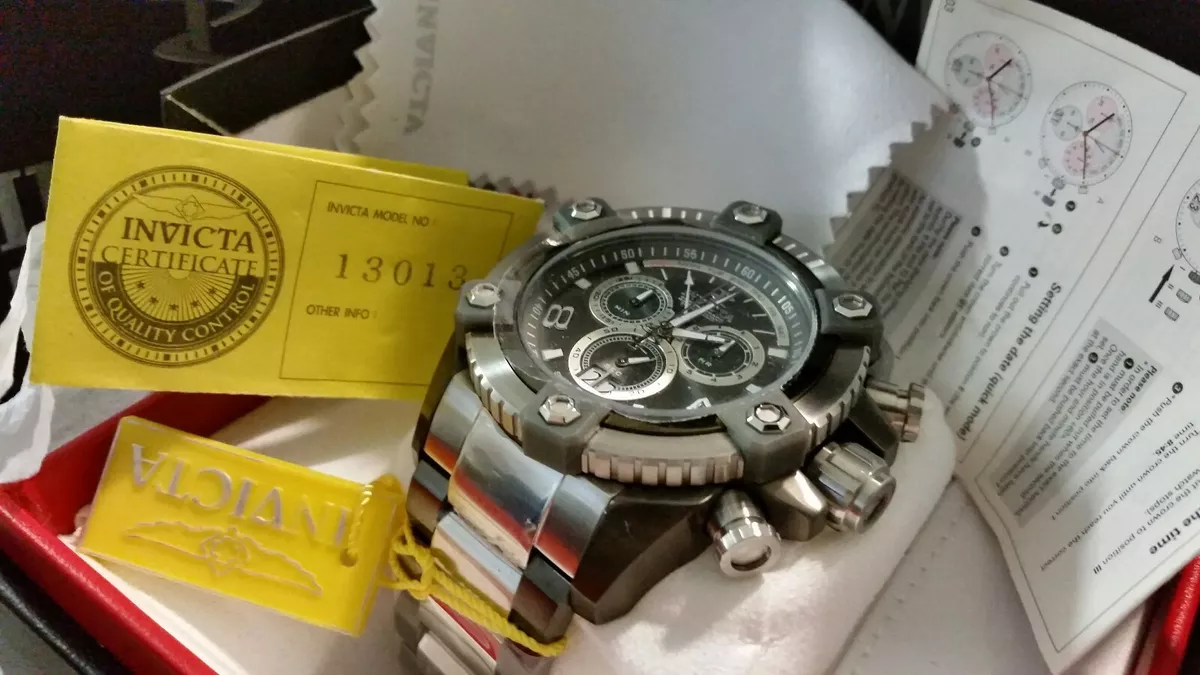 Invicta Reserve 63mm Grand Octane Swiss Made Quartz Chronograph Stainless Steel