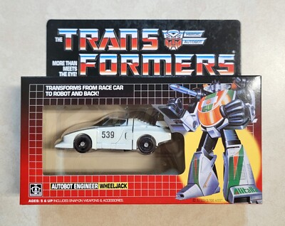 TRANSFORMERS G1 AUTOBOT WHEELJACK MISB US SELLER RARE! CAR TOY ROBOT