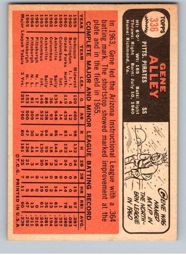 1966 Topps Baseball Cards Complete Your Set You Pick Choose Each #301 - 446 - Picture 41 of 197