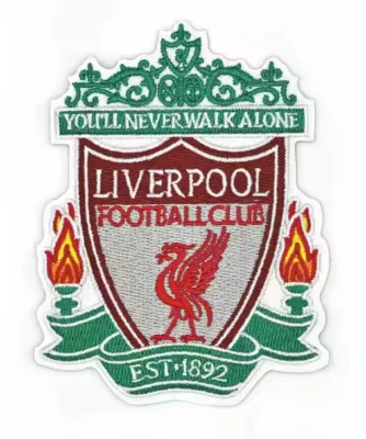 LIVERPOOL - FOOTBALL CLUB 1892 - YOU'LL NEVER WALK ALONE - WOVEN Iron-On Patch