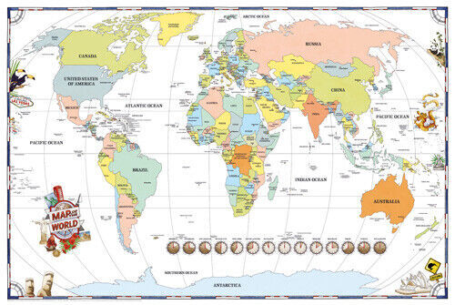 Rubbelkarte Landkarte Map 36” English Version Grösse 91,5x61 Neue Edition 2017 - Bild 3 von 23