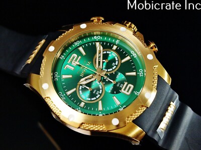 Invicta Mens 50mm I-Force Parakeet Green Dial Japan Chronograph