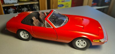 Modellauto  Solido 1:18 09/91  Ferrari 365 GTS/4 Cabrio (1969) rot ohne OVP GMA1