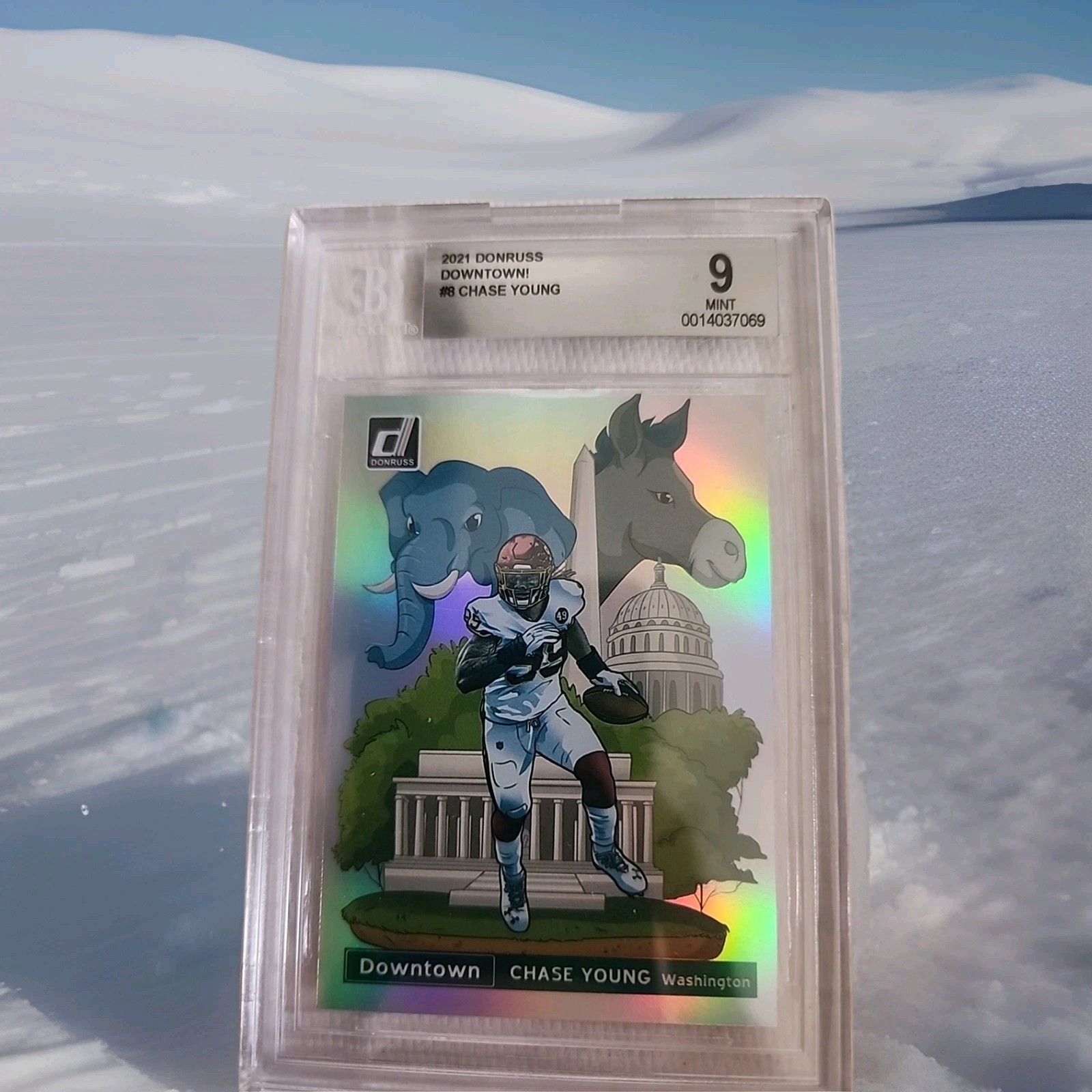 2021 Panini Donruss - Downtown! Chase Young #DT-8