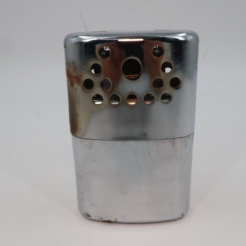 Jon-E Giant G.I. Hand Warmer Unisex OS Silver Chrome Vintage Aladdin Mfg Co