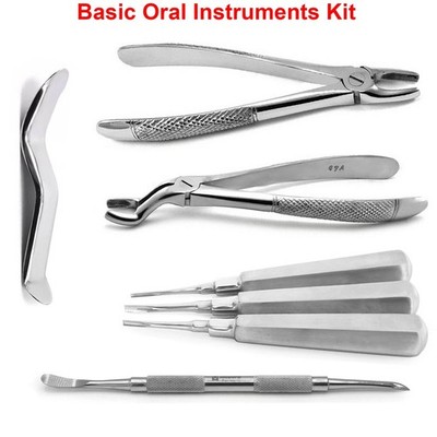 Basic Oral Instruments Kit Dental Zahnlockerung Extraktion Periost Aufzug