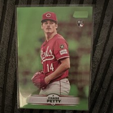 Topps Rookie Green Parallel Chase Petty Cincinnati Reds 2025 Baseball Card