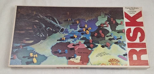 Vintage RISK Board Game 1975 , 1980 Parker Brothers World Conquest  Complete CIB