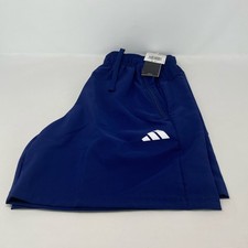 Adidas Train Essentials Woven Shorts Navy Men s S 7" Zip Pockets