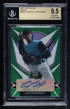 2021 Leaf Valiant Cristian Hernandez #BA-CH2 BGS 9.5 GEM MINT Auto 5l2